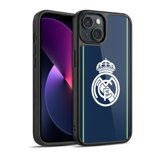 Real Madrid CF Badge Dark Blue Gel Armour Case For Apple iPhone 13