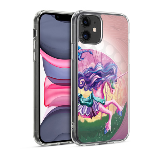 Rose Khan Unicorns Pink Spring Soft Gel Case for Apple iPhone 11