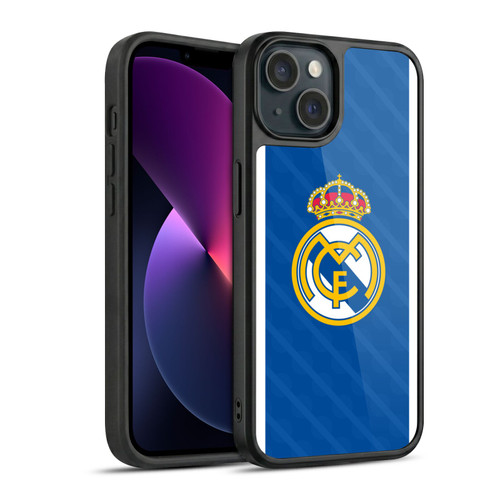 Real Madrid CF Badge Blue Gel Armour Case For Apple iPhone 13