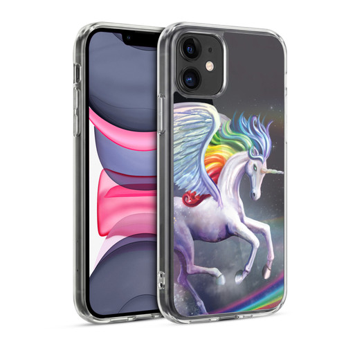 Rose Khan Unicorns Rainbow Dancer Soft Gel Case for Apple iPhone 11