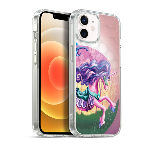 Rose Khan Unicorns Pink Spring Soft Gel Case for Apple iPhone 12 / iPhone 12 Pro & MagSafe