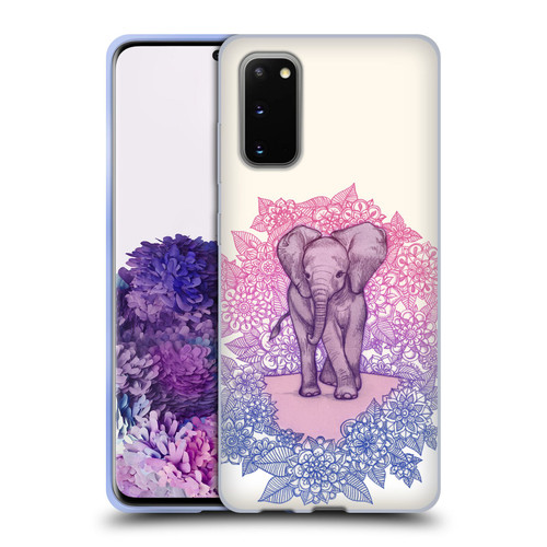 Micklyn Le Feuvre Animals Cute Baby Elephant Soft Gel Case for Samsung Galaxy S20 / S20 5G