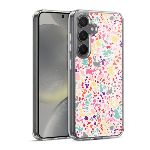 Ninola Patterns Colourful Splatter Drops Soft Gel Case for Samsung Galaxy S24 5G & MagSafe