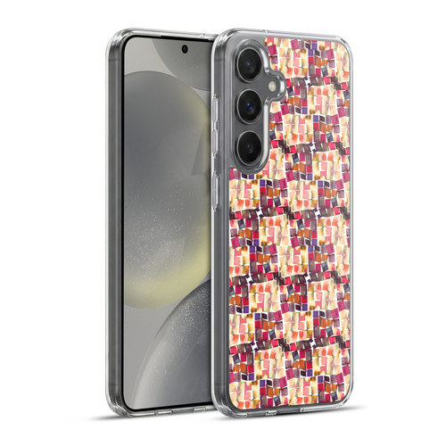 Ninola Patterns Minimal Crochet Soft Gel Case for Samsung Galaxy S24+ 5G & MagSafe