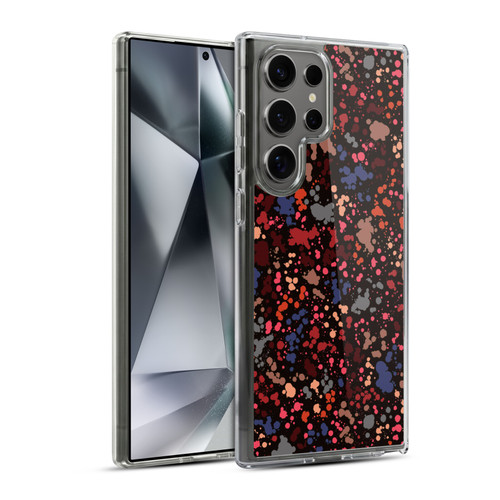 Ninola Patterns Dark Colourful Splatter Drops Soft Gel Case for Samsung Galaxy S24 Ultra 5G & MagSafe