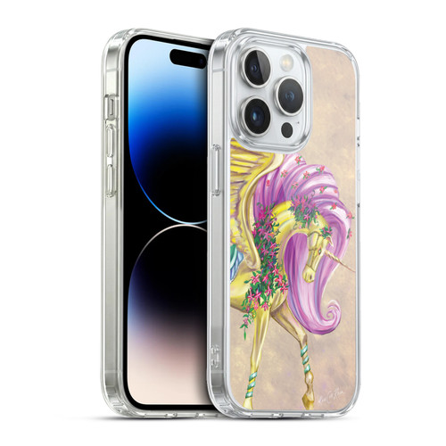 Rose Khan Unicorns Yellow Pegasus Soft Gel Case for Apple iPhone 13 Pro & MagSafe