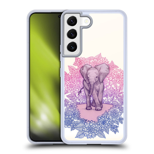Micklyn Le Feuvre Animals Cute Baby Elephant Soft Gel Case for Samsung Galaxy S22 5G