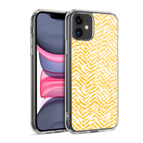 Ninola Patterns 4 Leopard Marks Mustard Soft Gel Case for Apple iPhone 11