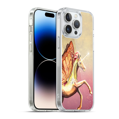 Rose Khan Unicorns Orange Tiger Lily Soft Gel Case for Apple iPhone 14 Pro Max & MagSafe
