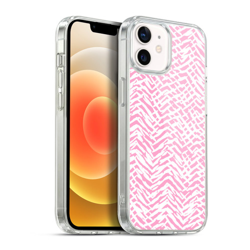 Ninola Patterns 4 Leopard Marks Pink Soft Gel Case for Apple iPhone 12 / iPhone 12 Pro & MagSafe
