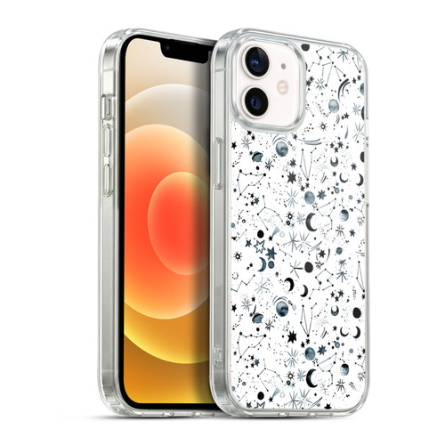 Ninola Patterns 4 Astrology Space White Soft Gel Case for Apple iPhone 12 / iPhone 12 Pro & MagSafe