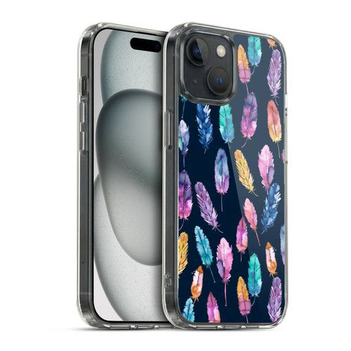 Ninola Patterns 4 Boho Feathers Soft Gel Case for Apple iPhone 15 & MagSafe