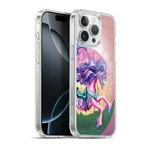 Rose Khan Unicorns Pink Spring Soft Gel Case for Apple iPhone 16 Pro Max & MagSafe