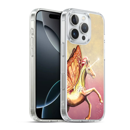 Rose Khan Unicorns Orange Tiger Lily Soft Gel Case for Apple iPhone 16 Pro & MagSafe