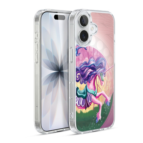 Rose Khan Unicorns Pink Spring Soft Gel Case for Apple iPhone 17