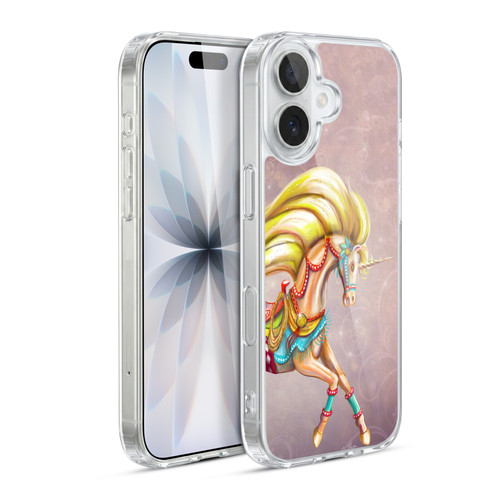 Rose Khan Unicorns Western Palomino Soft Gel Case for Apple iPhone 17