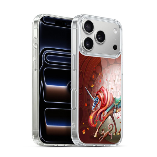Rose Khan Unicorns Autumn Orange Soft Gel Case for Apple iPhone 17 Pro