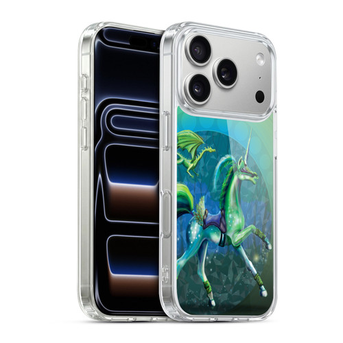 Rose Khan Unicorns Green Summer Soft Gel Case for Apple iPhone 17 Pro