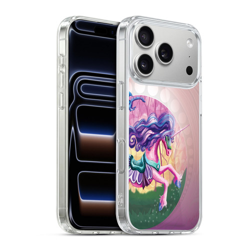 Rose Khan Unicorns Pink Spring Soft Gel Case for Apple iPhone 17 Pro