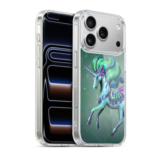 Rose Khan Unicorns Sea Green Soft Gel Case for Apple iPhone 17 Pro