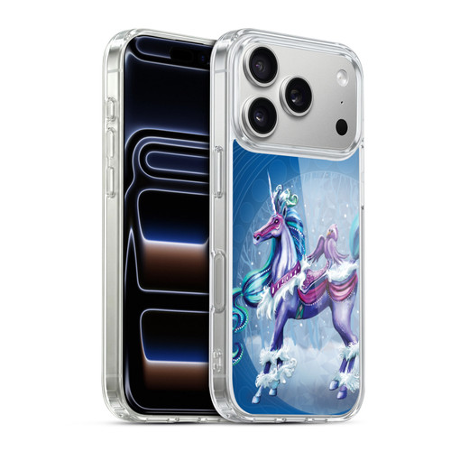Rose Khan Unicorns Winter Blue Soft Gel Case for Apple iPhone 17 Pro