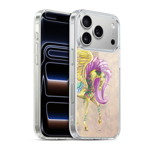 Rose Khan Unicorns Yellow Pegasus Soft Gel Case for Apple iPhone 17 Pro