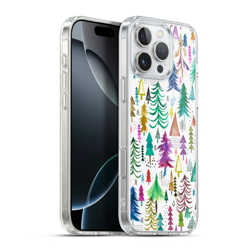 Ninola Patterns 4 Colourful Pines Soft Gel Case for Apple iPhone 16 Pro Max & MagSafe