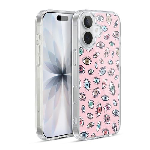Ninola Patterns 4 Eyes Pink Soft Gel Case for Apple iPhone 17