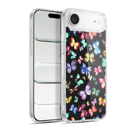 Ninola Patterns 4 Butterflies Black Multi Soft Gel Case for Apple iPhone 17 Air