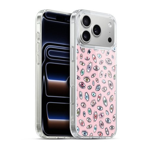 Ninola Patterns 4 Eyes Pink Soft Gel Case for Apple iPhone 17 Pro Max