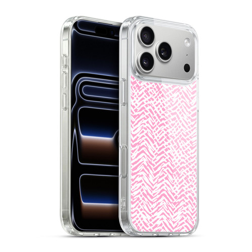 Ninola Patterns 4 Leopard Marks Pink Soft Gel Case for Apple iPhone 17 Pro Max
