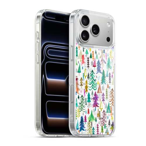 Ninola Patterns 4 Colourful Pines Soft Gel Case for Apple iPhone 17 Pro Max