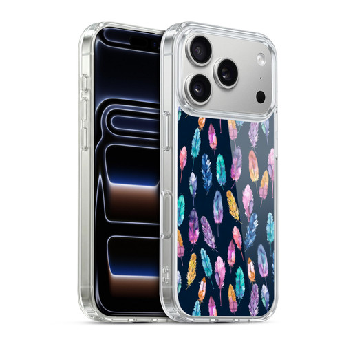 Ninola Patterns 4 Boho Feathers Soft Gel Case for Apple iPhone 17 Pro