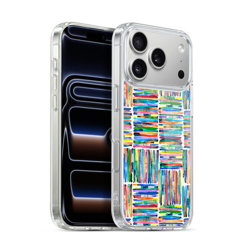 Ninola Patterns 4 Handpainted Stripes Multi Soft Gel Case for Apple iPhone 17 Pro
