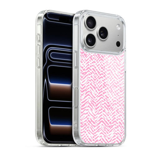 Ninola Patterns 4 Leopard Marks Pink Soft Gel Case for Apple iPhone 17 Pro