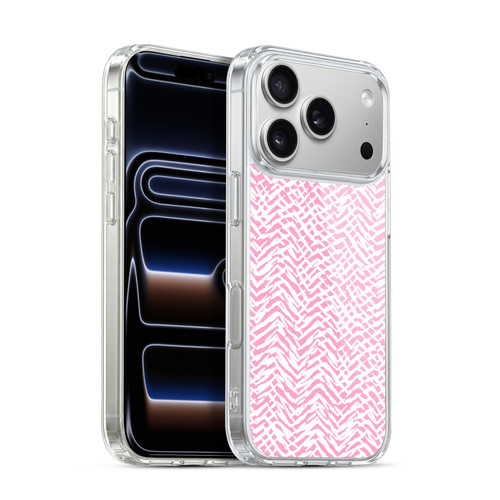 Ninola Patterns 4 Leopard Marks Pink Soft Gel Case for Apple iPhone 17 Pro