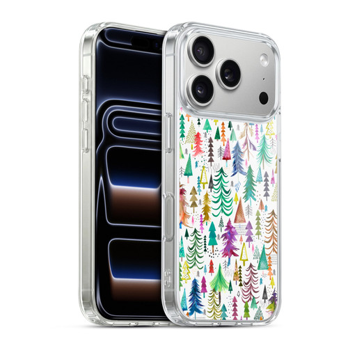 Ninola Patterns 4 Colourful Pines Soft Gel Case for Apple iPhone 17 Pro