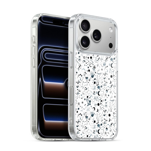Ninola Patterns 4 Astrology Space White Soft Gel Case for Apple iPhone 17 Pro