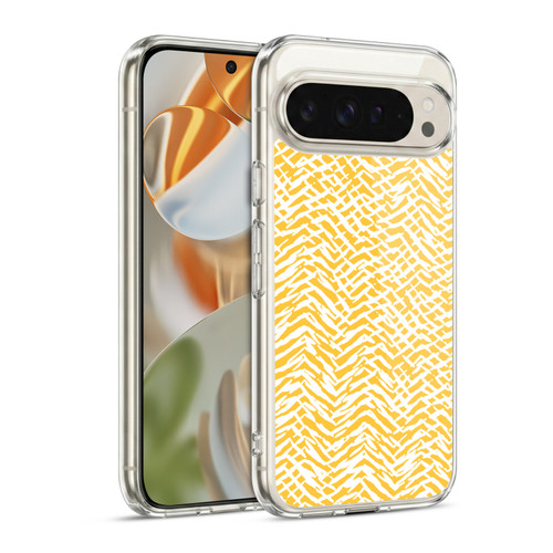Ninola Patterns 4 Leopard Marks Mustard Soft Gel Case for Google Pixel 9 / Pixel 9 Pro