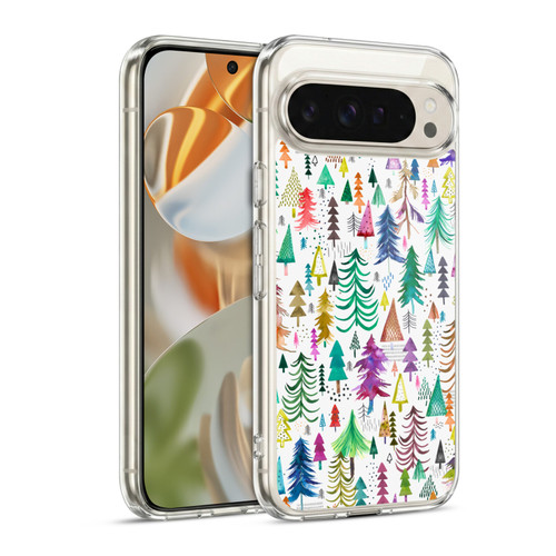 Ninola Patterns 4 Colourful Pines Soft Gel Case for Google Pixel 9 / Pixel 9 Pro