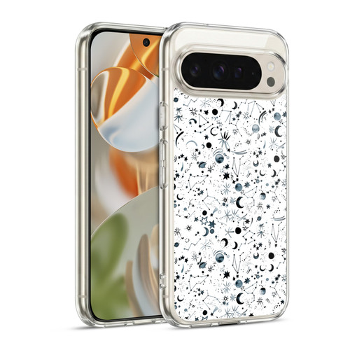 Ninola Patterns 4 Astrology Space White Soft Gel Case for Google Pixel 9 / Pixel 9 Pro