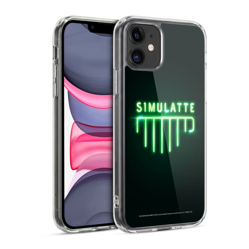 The Matrix Resurrections Key Art Simulatte Soft Gel Case for Apple iPhone 11