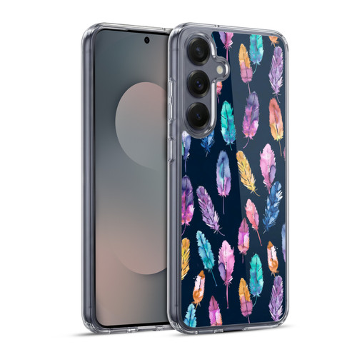 Ninola Patterns 4 Boho Feathers Soft Gel Case for Samsung Galaxy S25+ & MagSafe