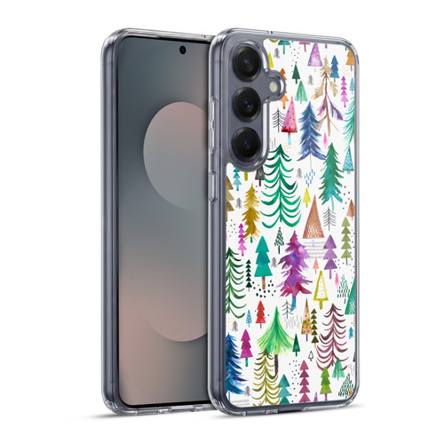 Ninola Patterns 4 Colourful Pines Soft Gel Case for Samsung Galaxy S25+ & MagSafe