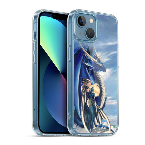 Ruth Thompson Dragons 2 Snowbound Soft Gel Case for Apple iPhone 13 Mini & MagSafe