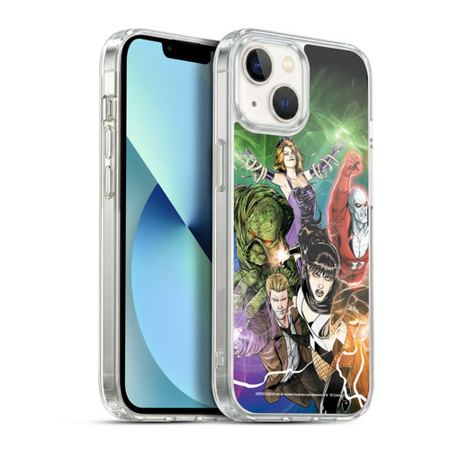 Justice League DC Comics Dark Comic Art #30 Group Soft Gel Case for Apple iPhone 13