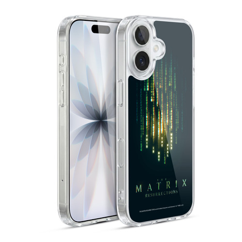 The Matrix Resurrections Key Art This Is Not The Real World Soft Gel Case for Apple iPhone 17