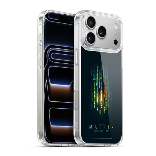 The Matrix Resurrections Key Art This Is Not The Real World Soft Gel Case for Apple iPhone 17 Pro Max