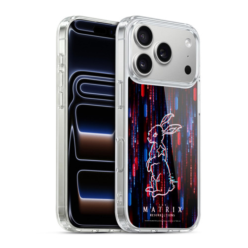 The Matrix Resurrections Key Art Choice Is An Illusion Soft Gel Case for Apple iPhone 17 Pro