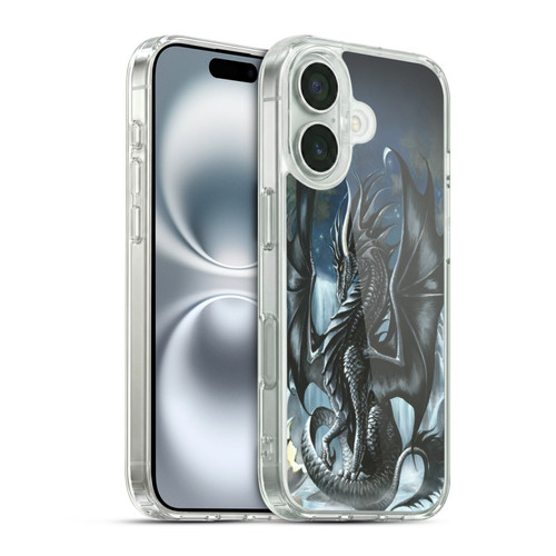 Ruth Thompson Dragons 2 Obsidian Soft Gel Case for Apple iPhone 16 & MagSafe